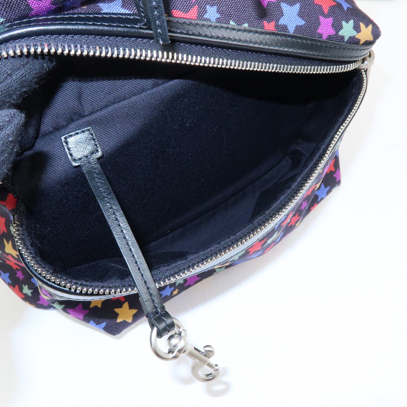 Saint Laurent City Printed Corduroy Multicolour Canvas Bag