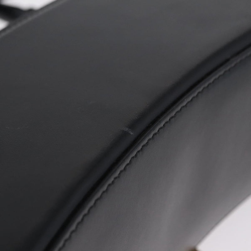 Balenciaga Graffiti Hourglass Top Handle Leather Black Bag