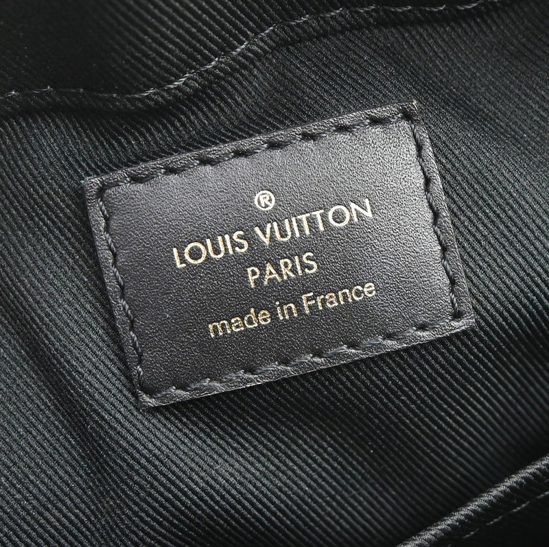 Louis Vuitton Saintonge Monogram Canvas With Leather Brown Bag