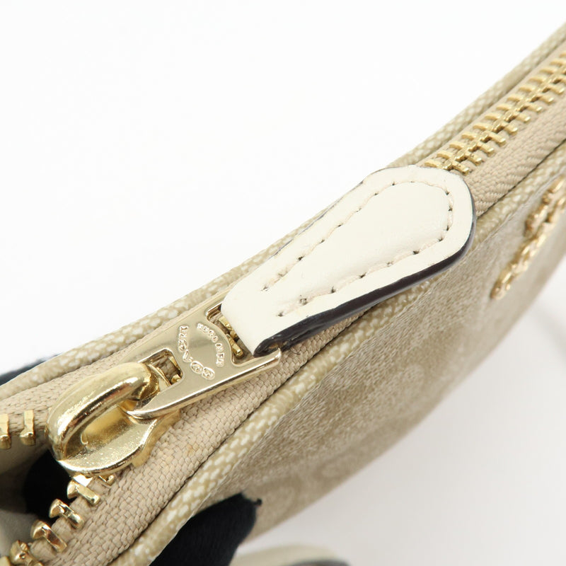 Coach Shoulder Canvas Beige Bag