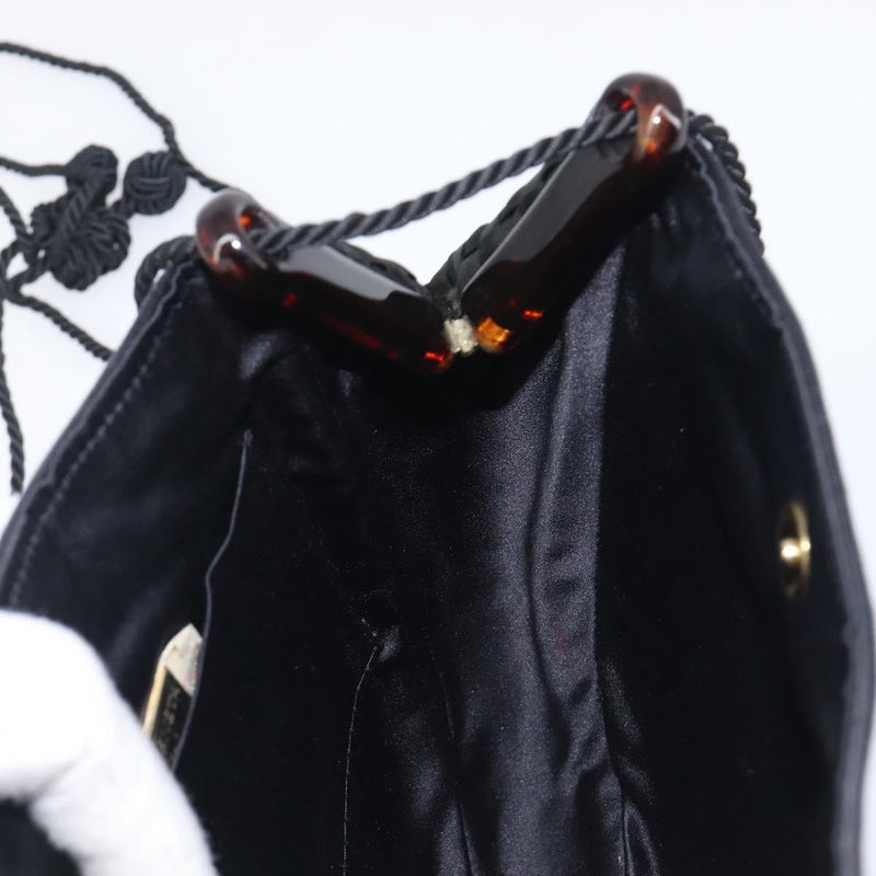 Bottega Veneta Vintage Intrecciato Hobo Nylon Black