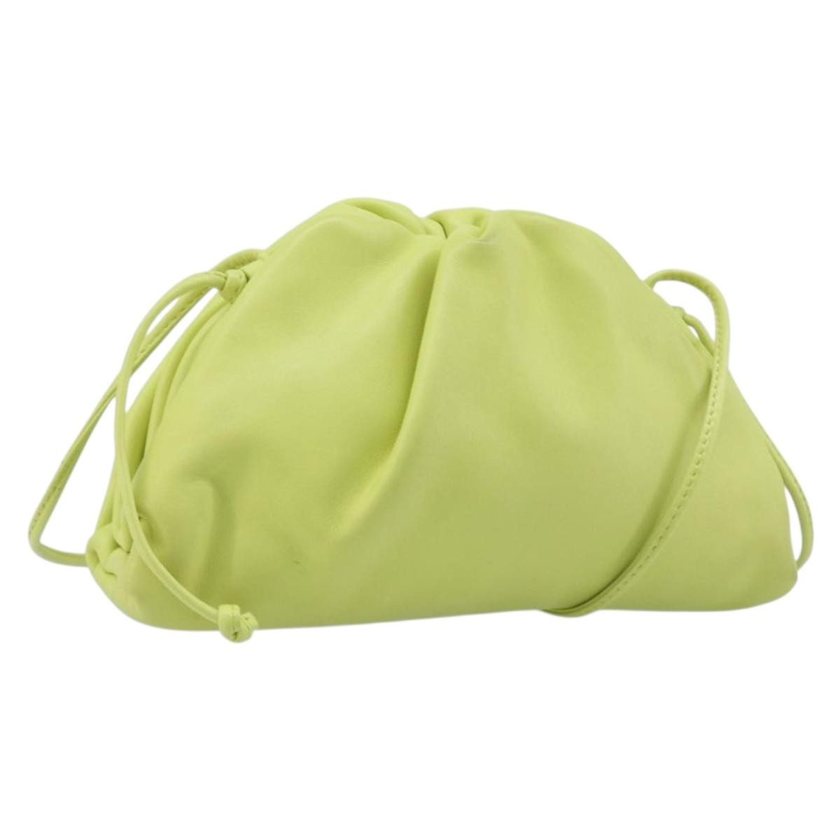 Bottega Veneta The Pouch Coin Purse Leather Green