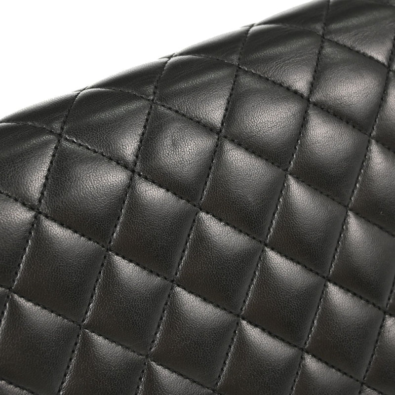 Chanel Turnlock Flap Grosgrain Black Leather Bag