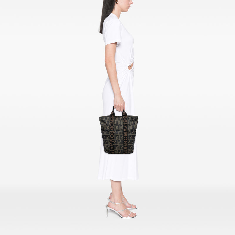 Zucca Canvas Roma 1925 Shopping Tote - Image 6