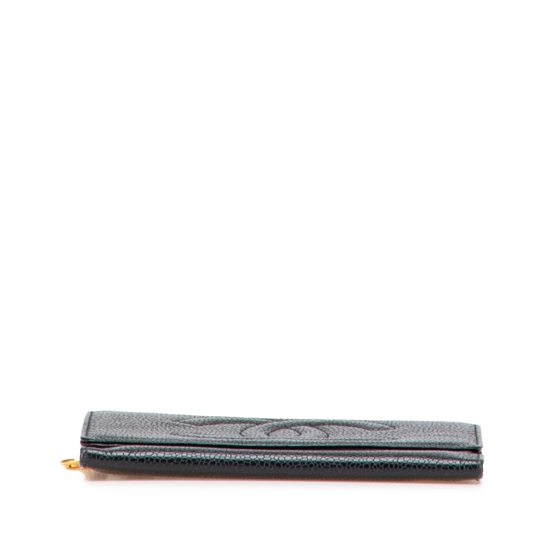 CC Caviar Trifold Wallet - Image 3