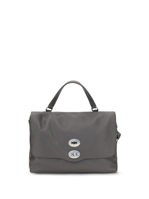 Zanellato Top Handle Bag — Gray Calf Leather
