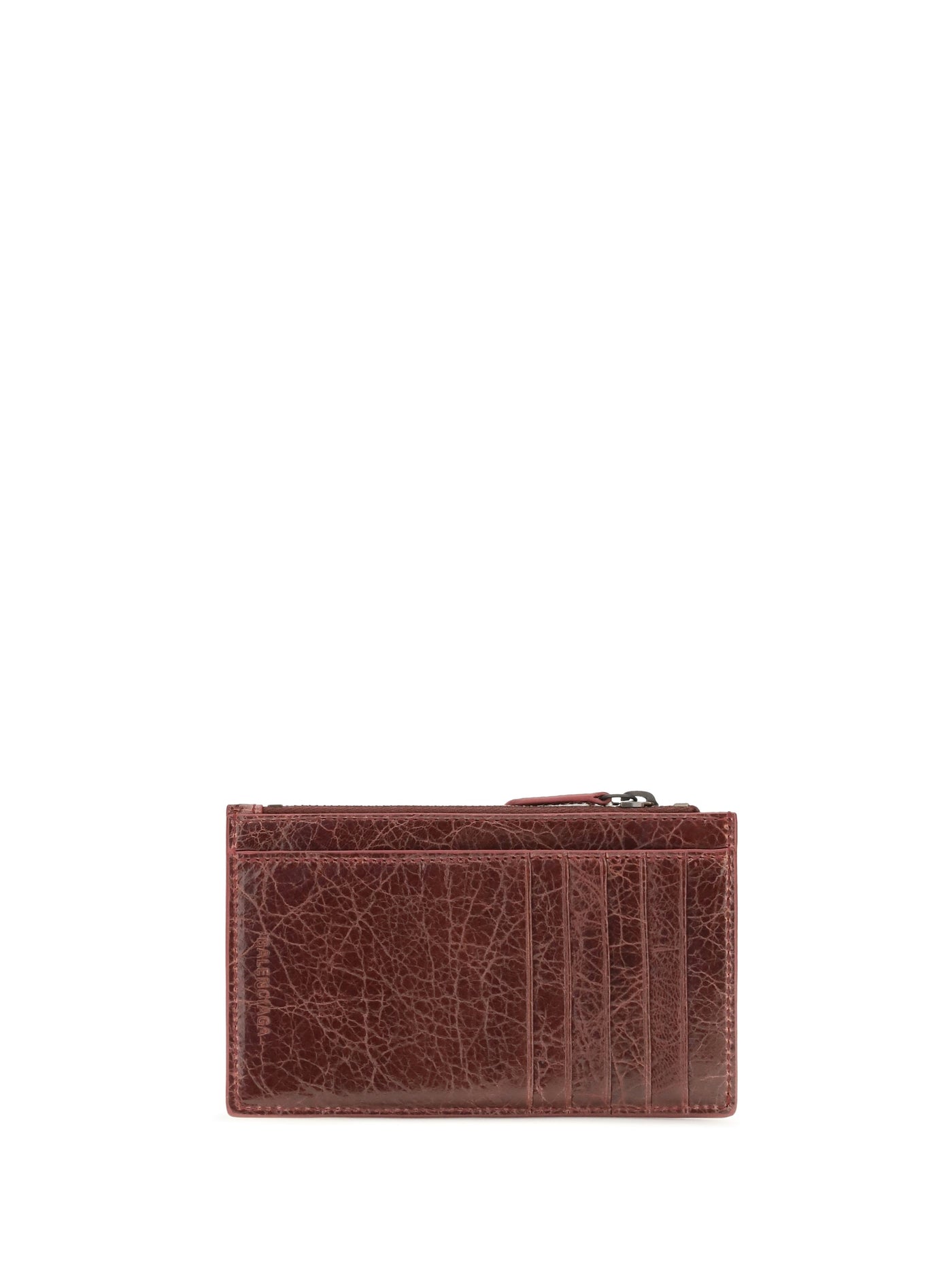 Balenciaga Le City Card Case — Red Lambskin Wallets & Purses