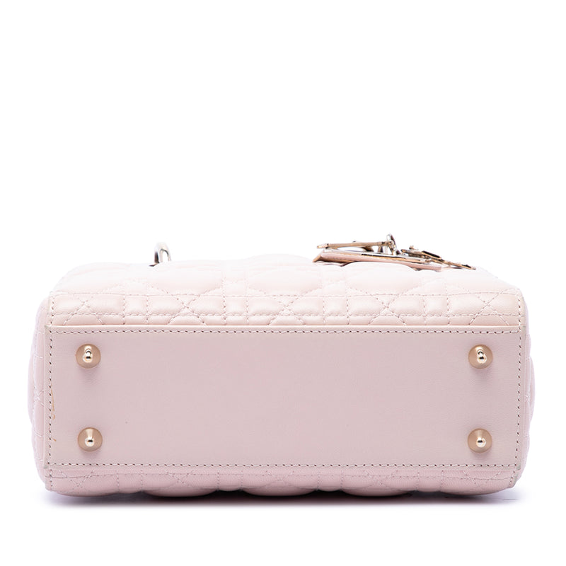 Small Lambskin Cannage My ABCDior Lady Dior - Image 3