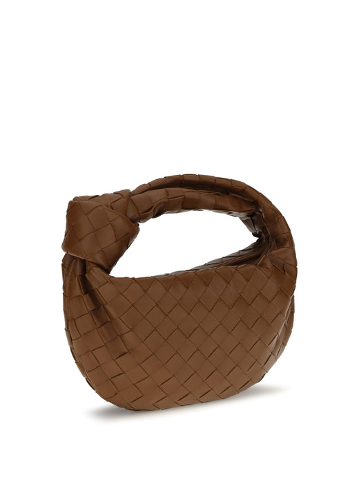 Bottega Veneta Mini Jodie Shoulder Bag — Brown Lamb