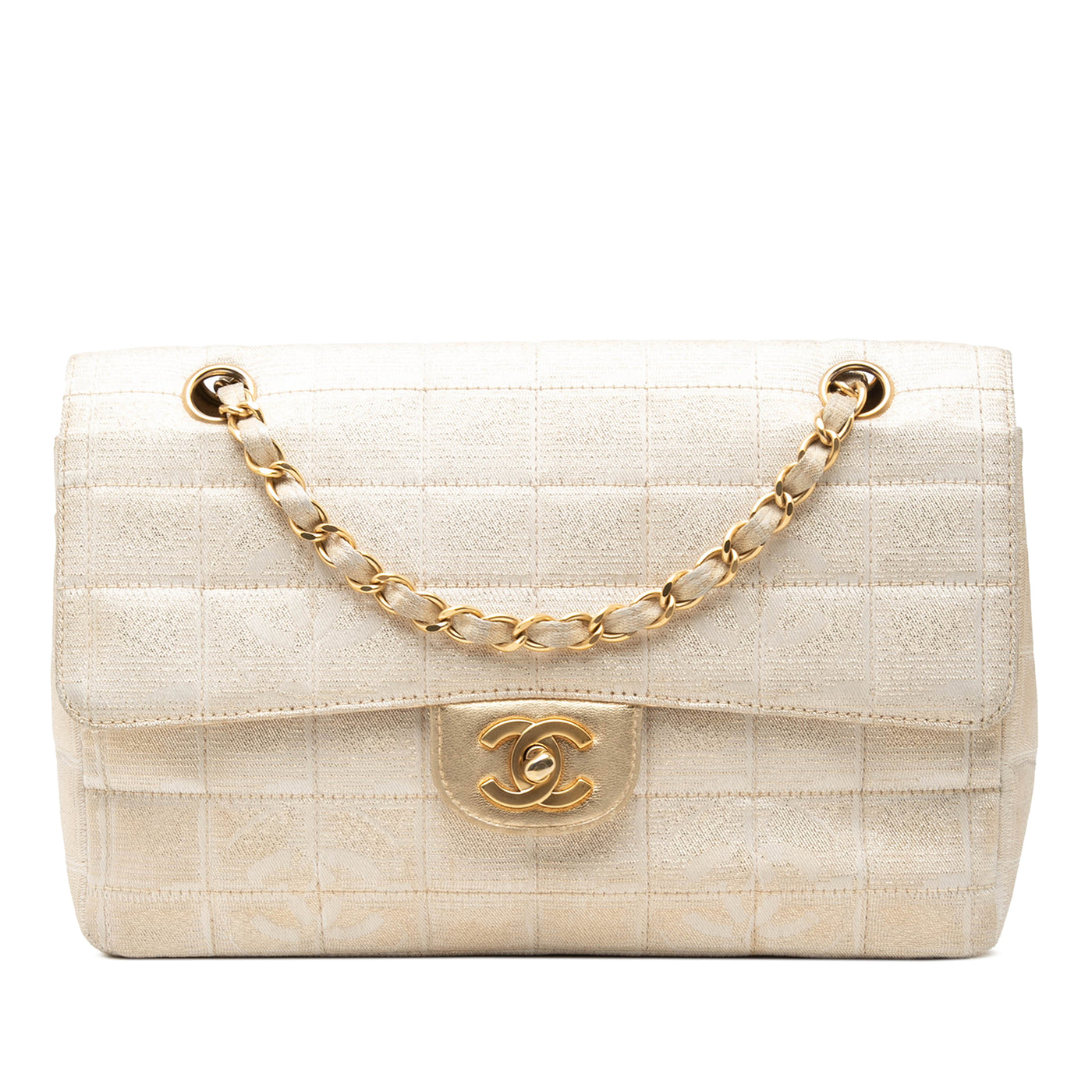 New Travel Line Medium Metallic Nylon Single Flap - Image 1