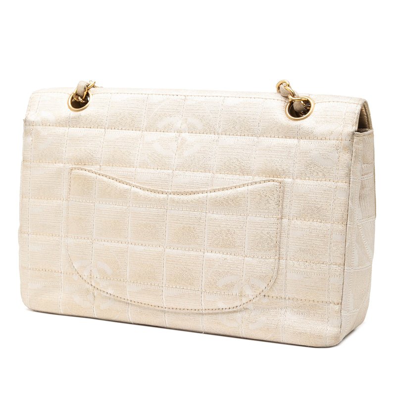 New Travel Line Medium Metallic Nylon Single Flap - Image 2
