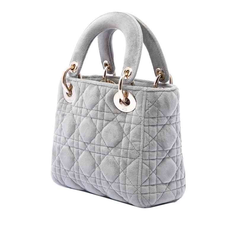 Mini Velvet Cannage Lady Dior - Image 2