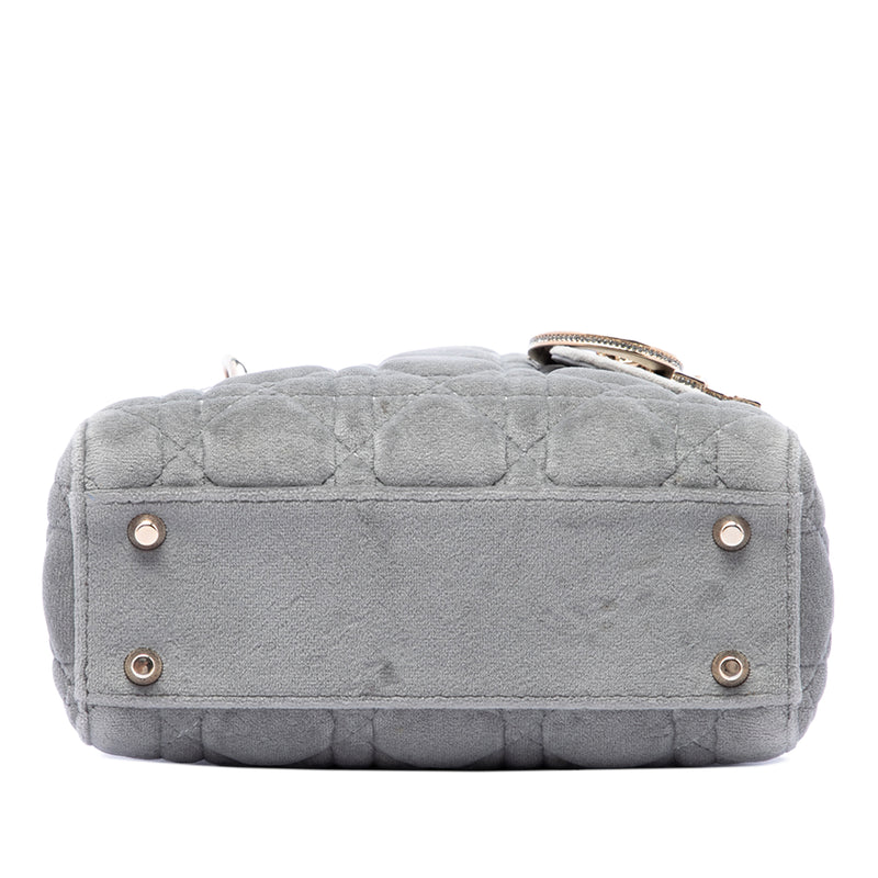 Mini Velvet Cannage Lady Dior - Image 3