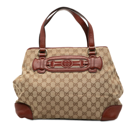 GG Canvas Web Dressage Tote - Image 1