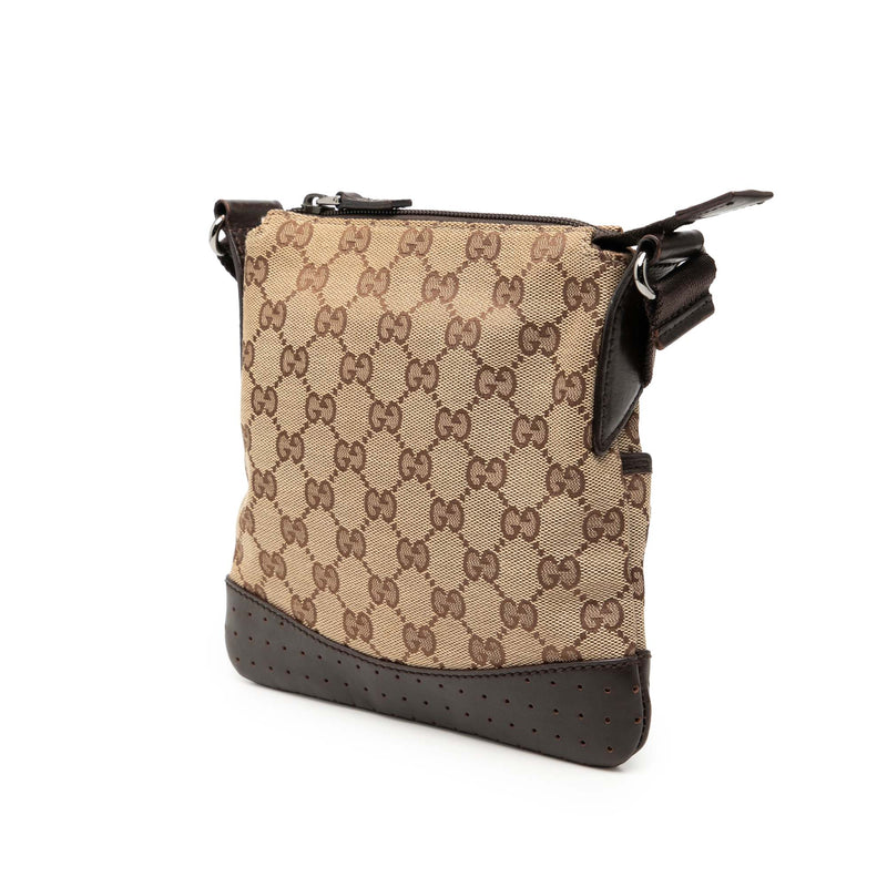 Small GG Canvas Perforated Crossbody - Image 2