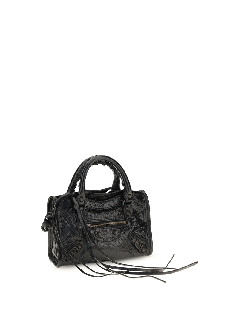 Balenciaga Le City Nano Mini Bag — Black Lamb Ovis Aries