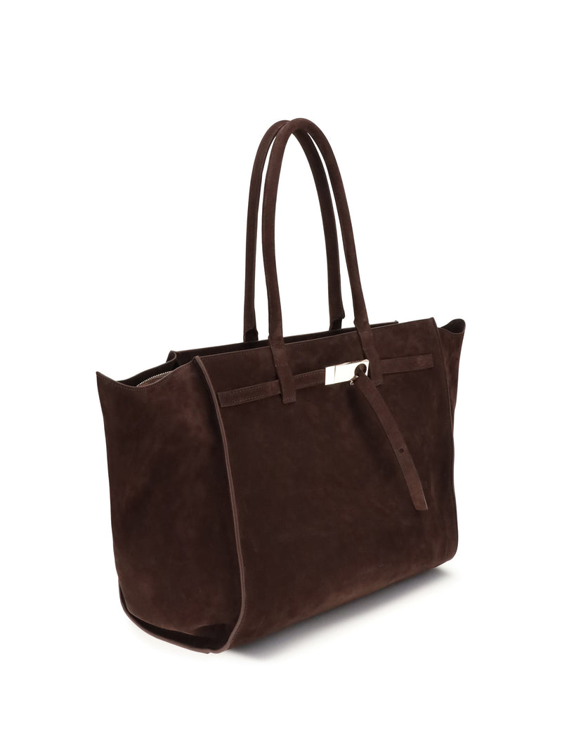 Benedetta Bruzziches Mame Weekend Shoulder Bag — Brown Calf Leather (bos Taurus)