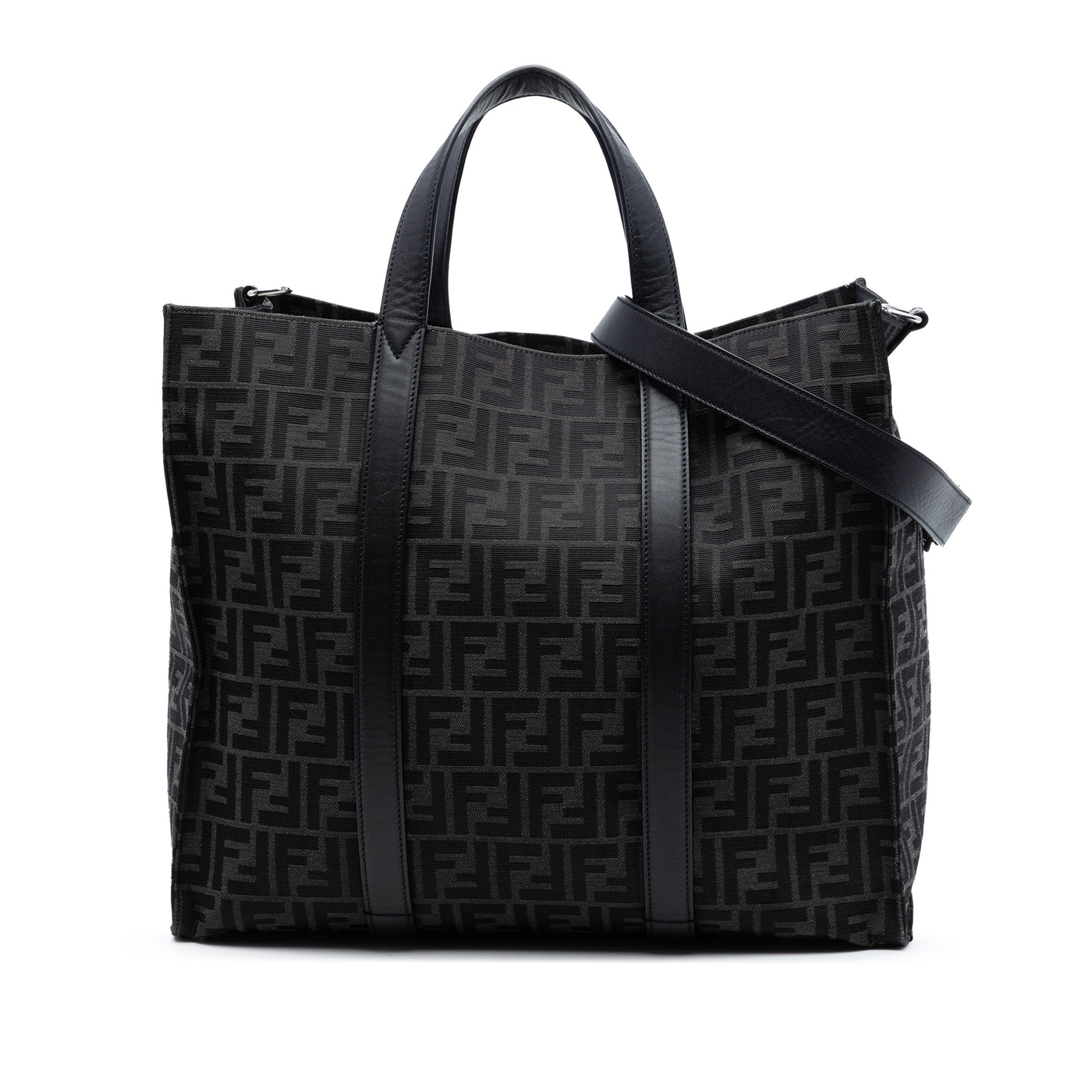 Large Zucca Jacquard Shopper Tote - Image 1