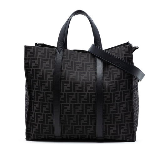 Large Zucca Jacquard Shopper Tote - Image 1