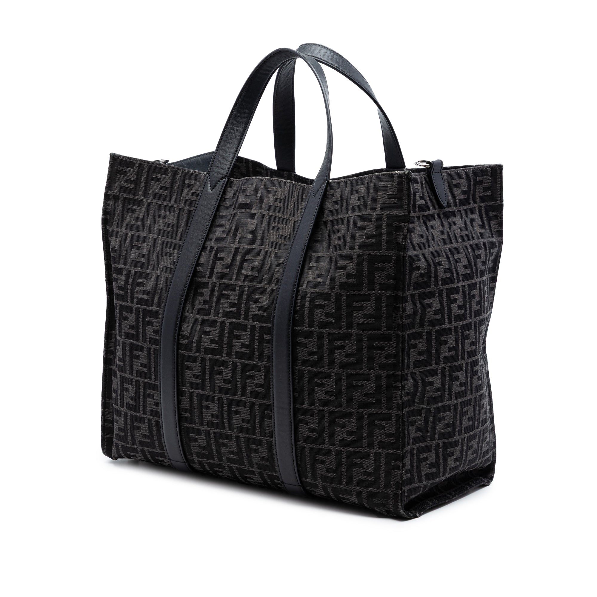 Large Zucca Jacquard Shopper Tote - Image 2