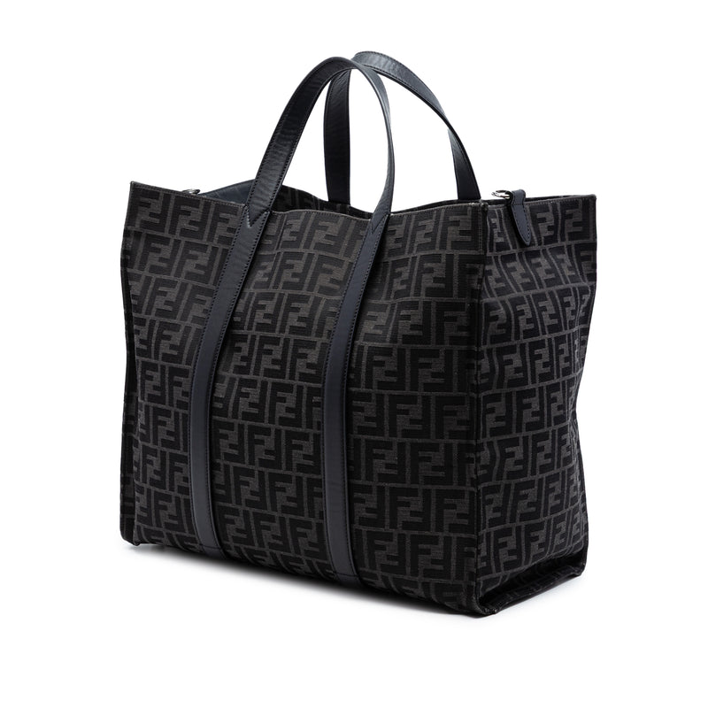 Large Zucca Jacquard Shopper Tote - Image 2