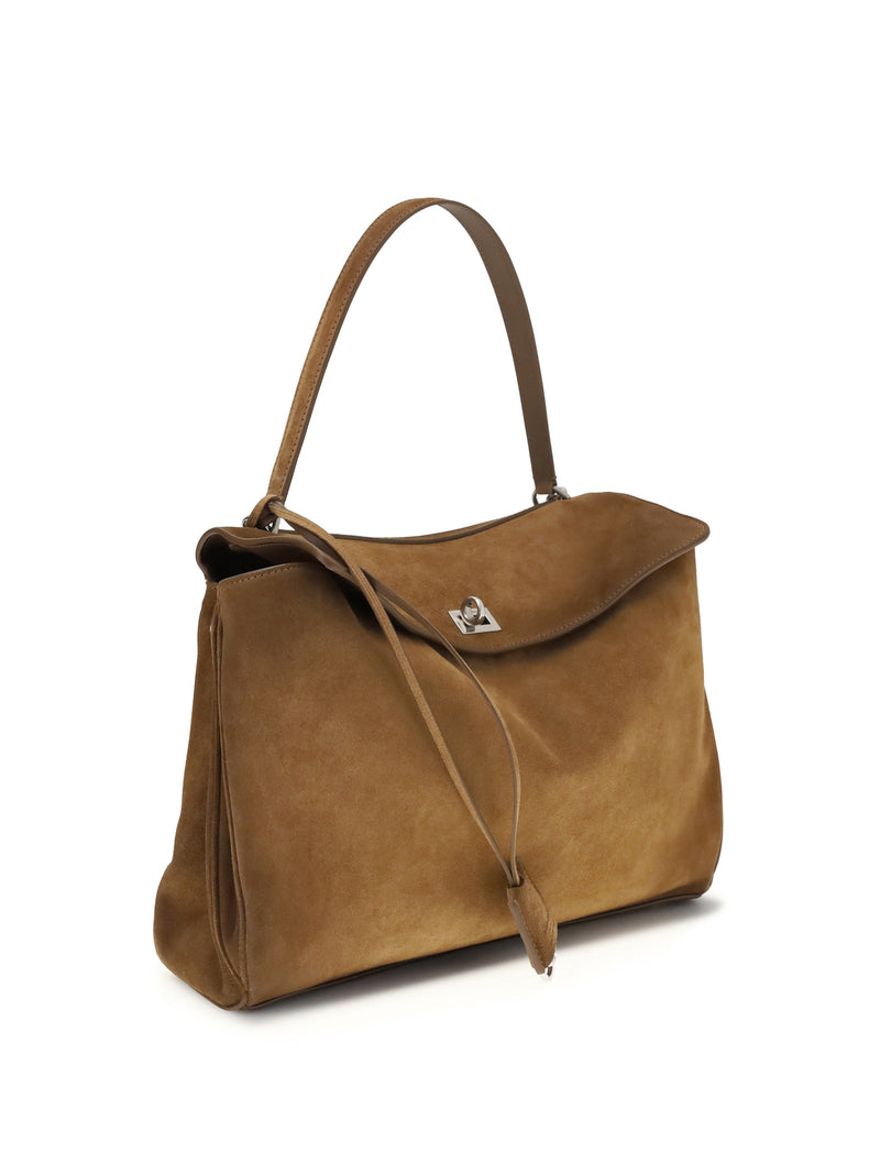 Balenciaga Rodeo Shoulder Bag — Brown Calf Leather Bos Taurus