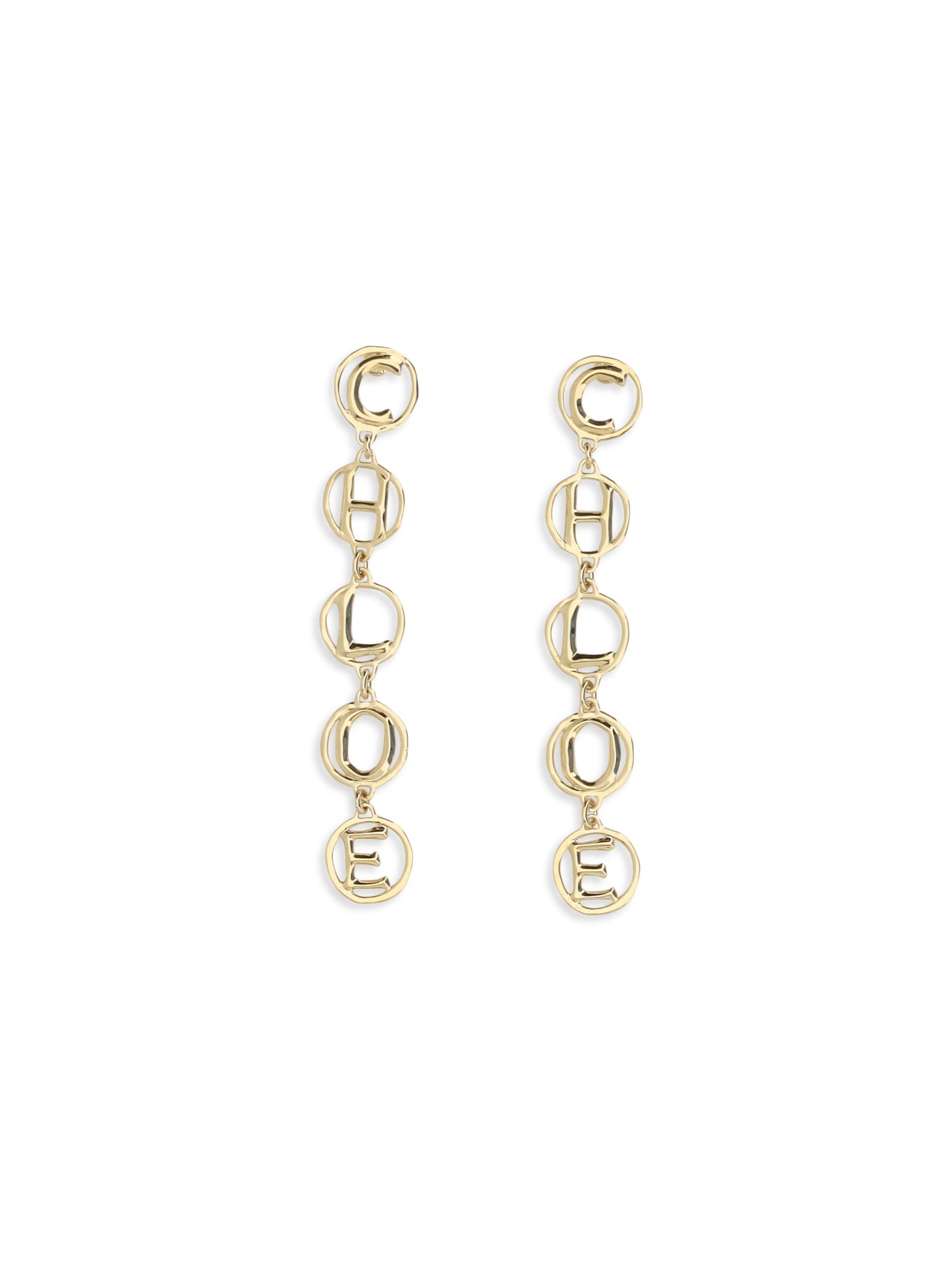 Chloé Drop Earrings — Gold Brass