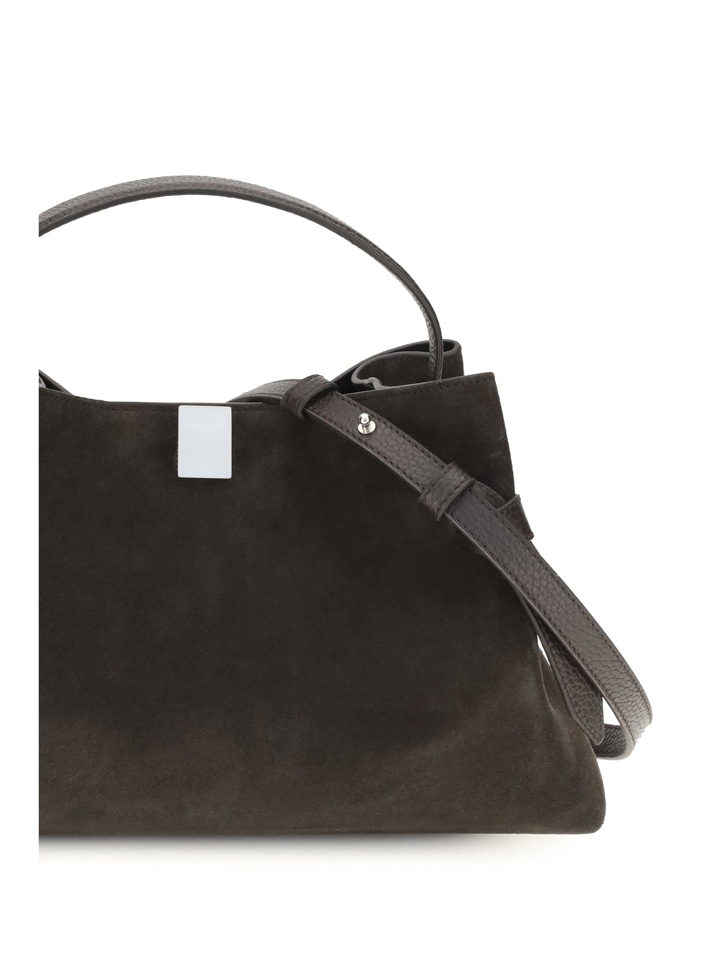 Yuzefi Gyoza Shoulder Bag — Brown Calf Leather