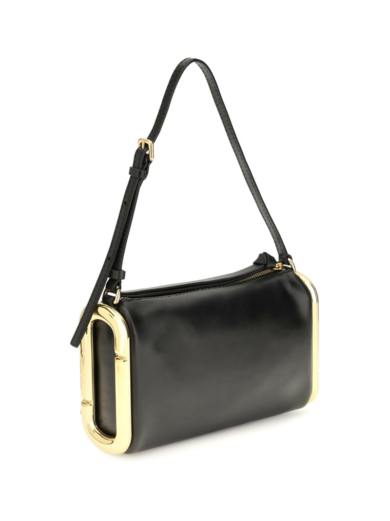 Marc Jacobs Juliette Shoulder Bag — Black Calf Leather Bos Taurus