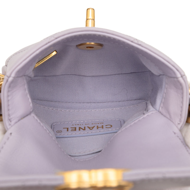 Mini Quilted Calfskin Framing Chain Flap - Image 4