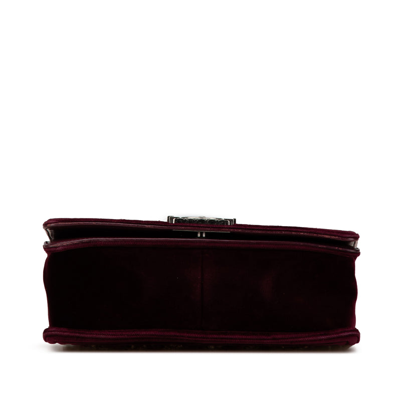 Old Medium Velvet and Tweed Boy Flap - Image 3