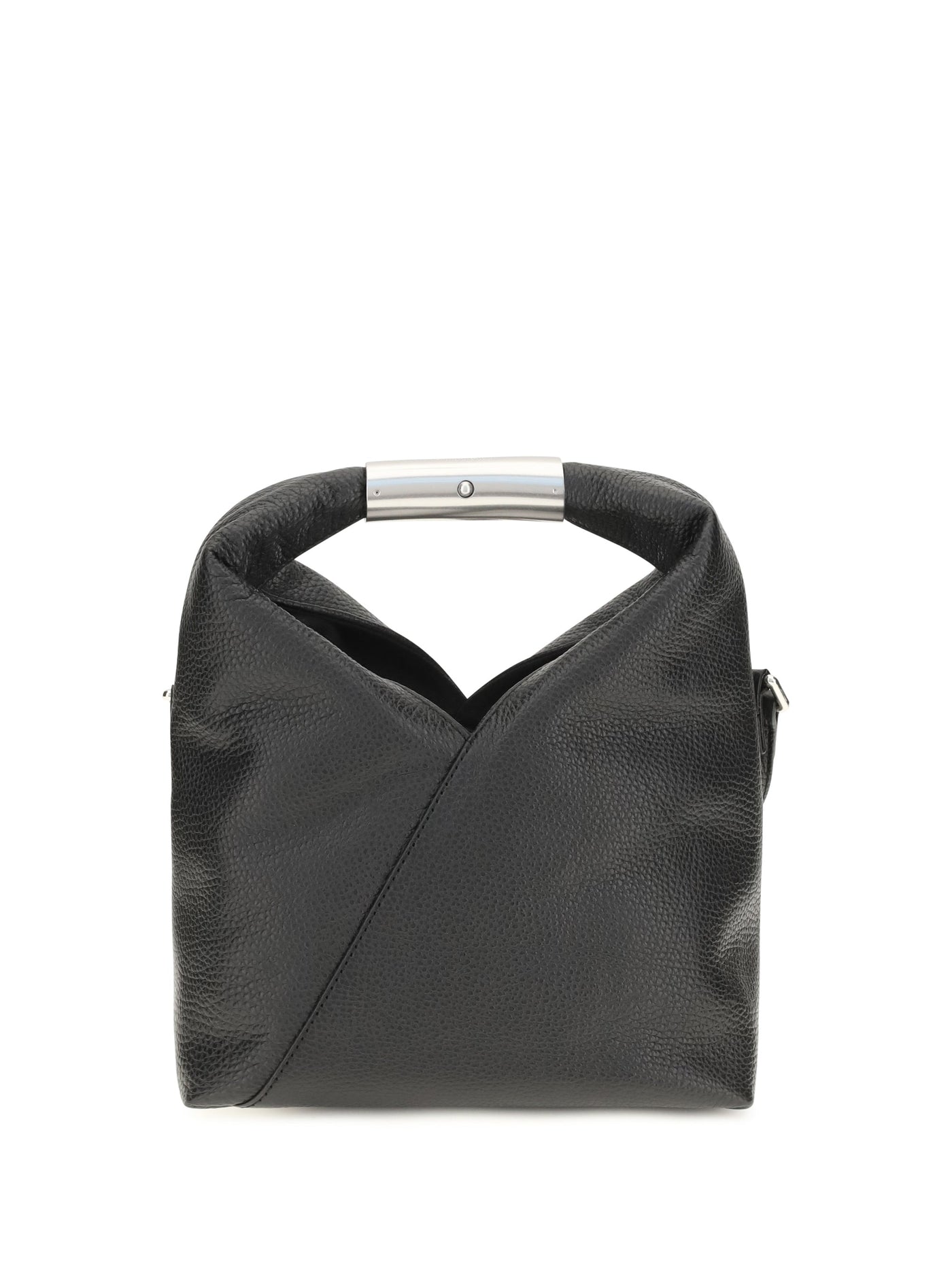 Mm6 Maison Margiela Japanese Top Handle Bag — Black Calf Leather Bos Taurus
