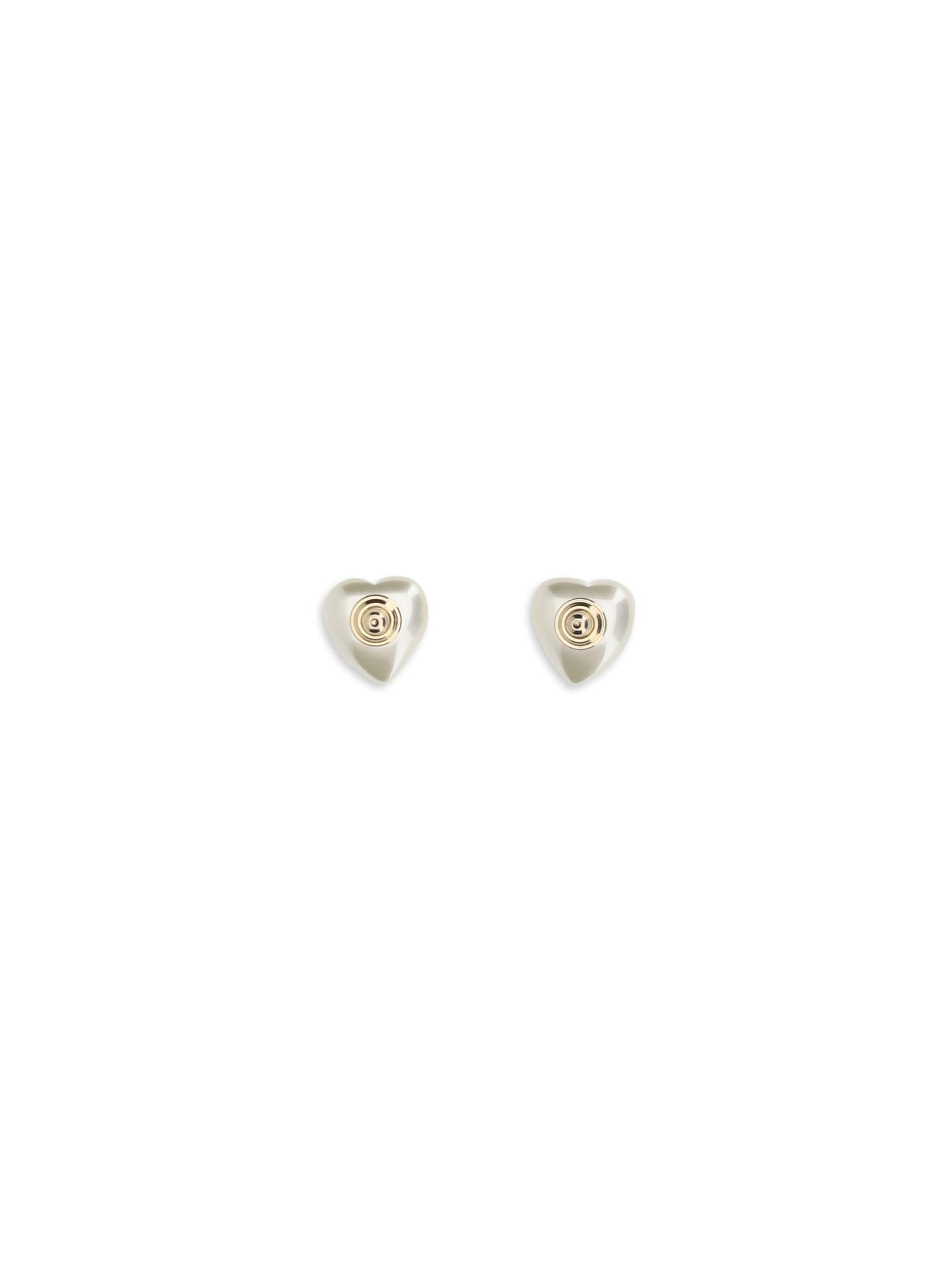 Valentino Garavani Earrings — Gold Metal With Pearl Accents