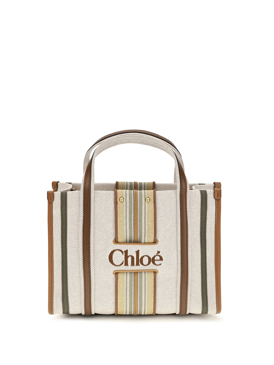 Chloé Tote Bag — Brown Cotton; Viscose