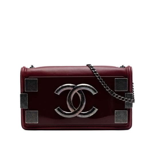 Lambskin and Acrylic Boy Brick Horizontal Flap - Image 1