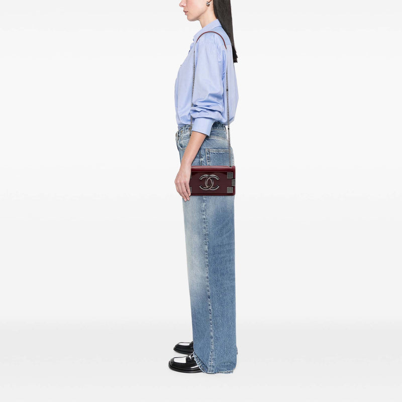 Lambskin and Acrylic Boy Brick Horizontal Flap - Image 7