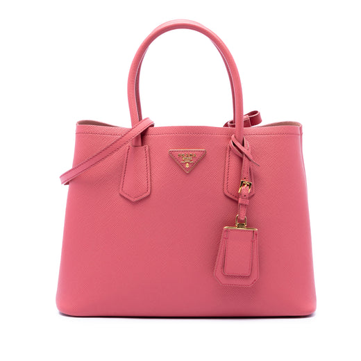Medium Saffiano Cuir Double Satchel - Image 1