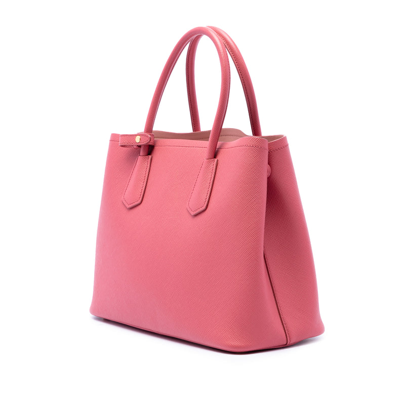 Medium Saffiano Cuir Double Satchel - Image 2
