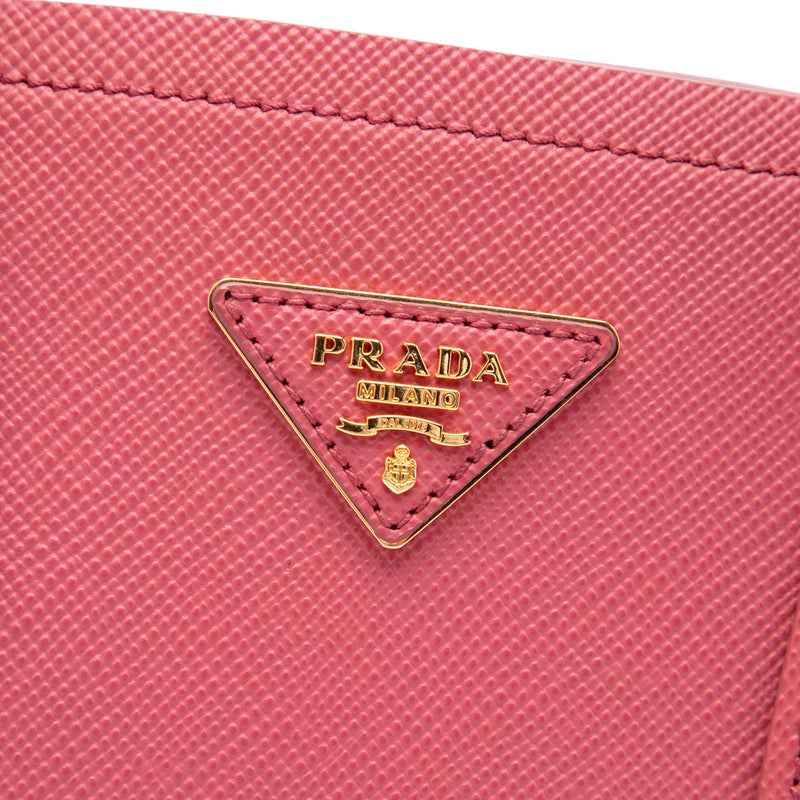 Medium Saffiano Cuir Double Satchel - Image 5