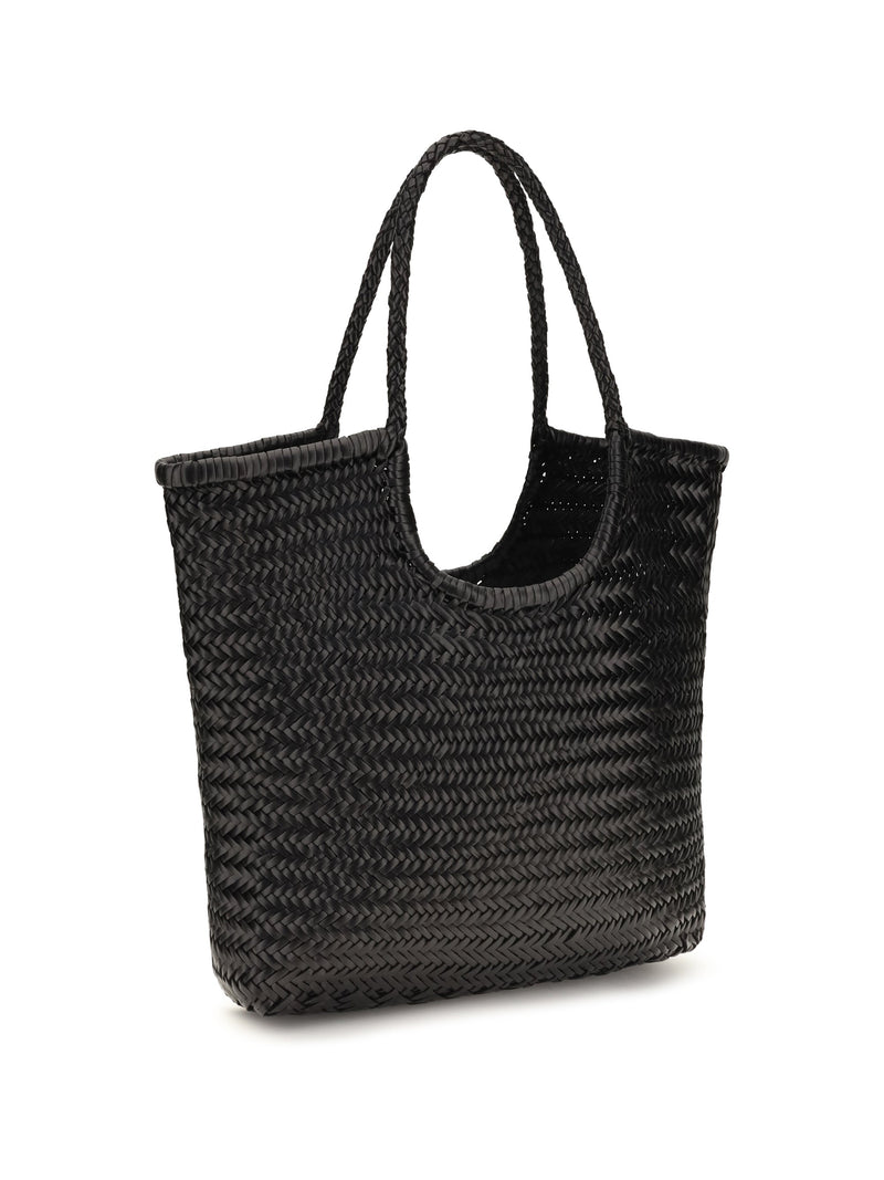 Dragon Diffusion Tote Bag — Black Calf Leather Bos Taurus