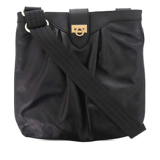 Leather Gancini Crossbody - Image 1