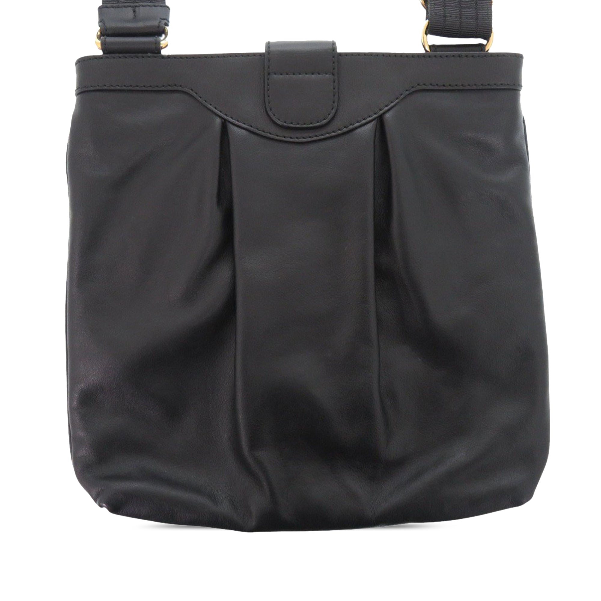 Leather Gancini Crossbody - Image 2