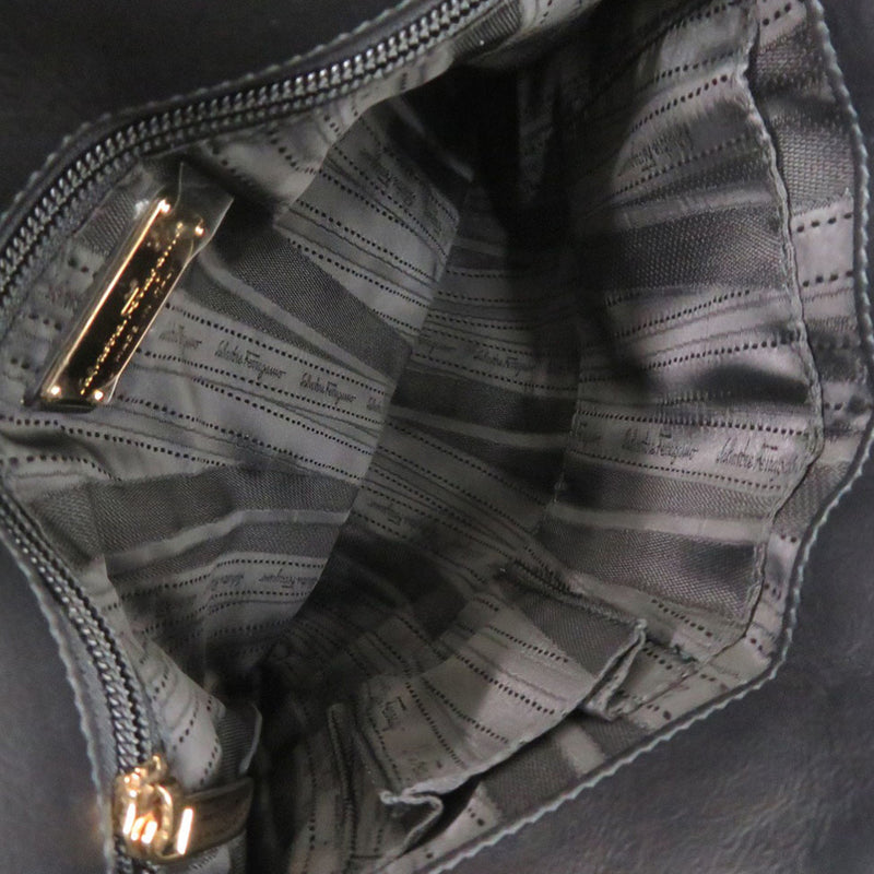 Leather Gancini Crossbody - Image 4