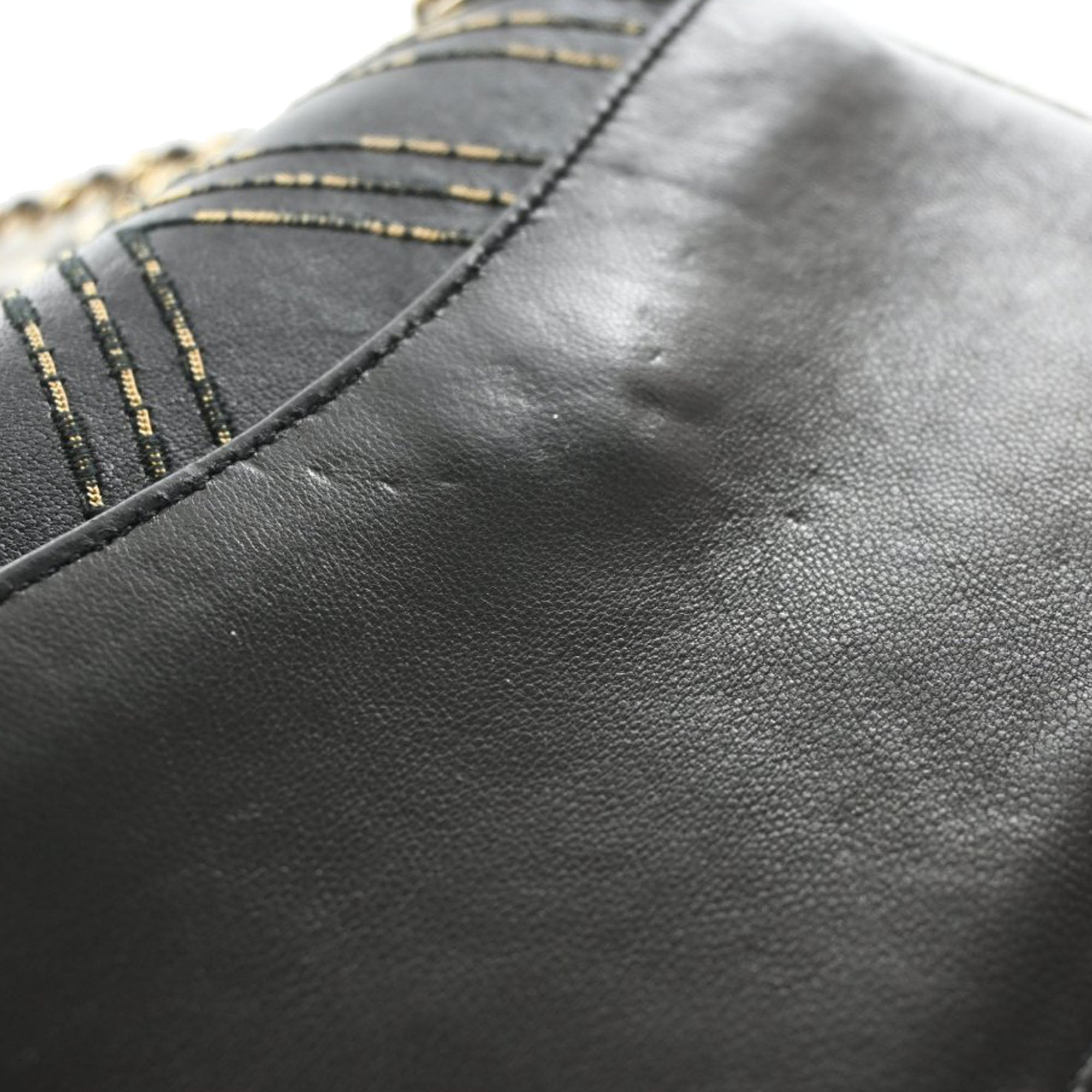 Small Chevron Sheepskin Subtle Flap - Image 8