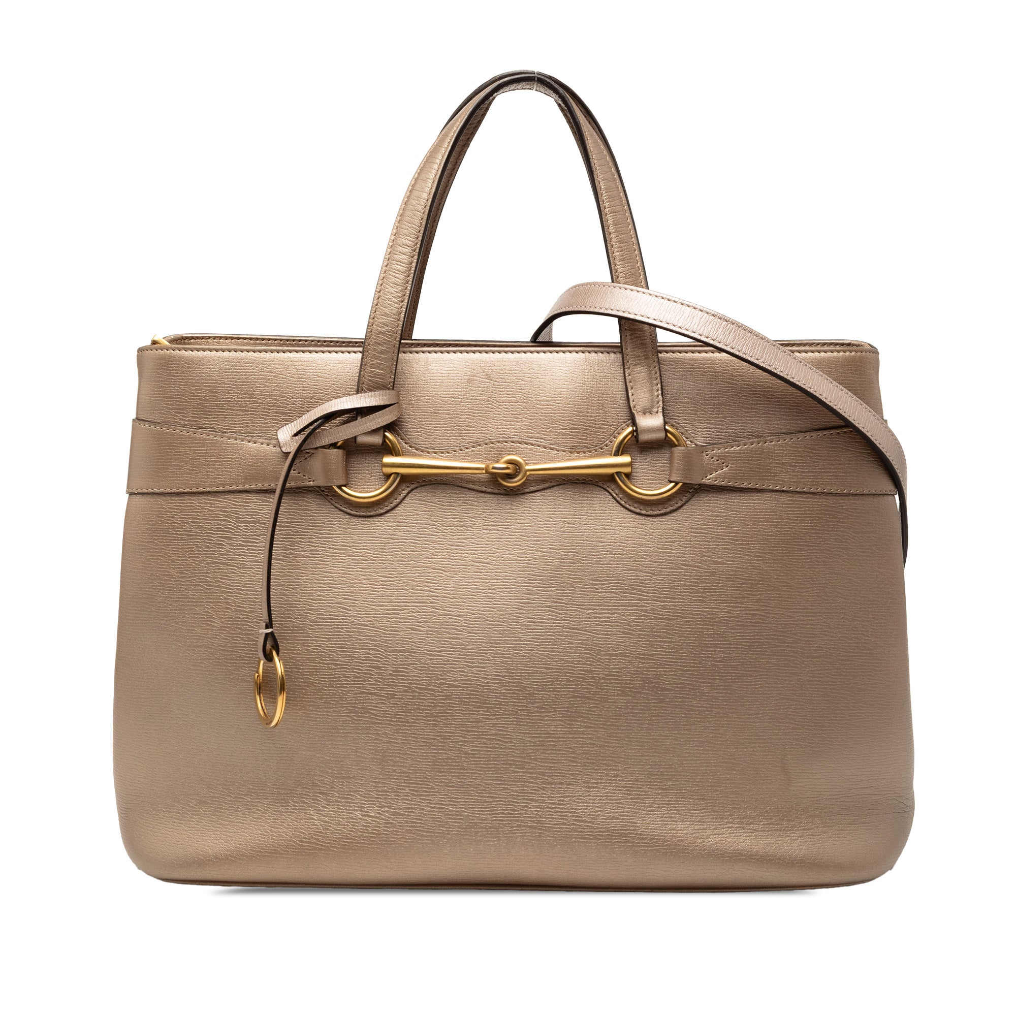 Leather Bright Bit Satchel - Image 1