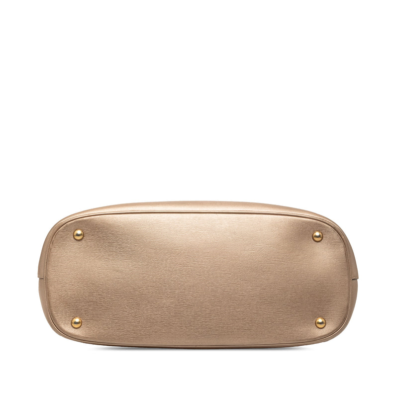 Leather Bright Bit Satchel - Image 3