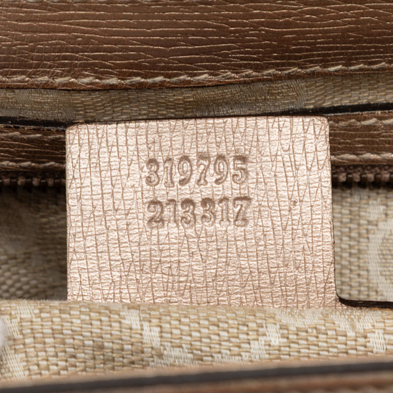 Leather Bright Bit Satchel - Image 6