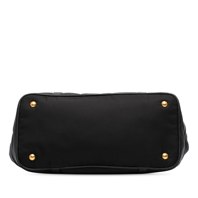 Vitello Daino Trimmed Tessuto Satchel - Image 3