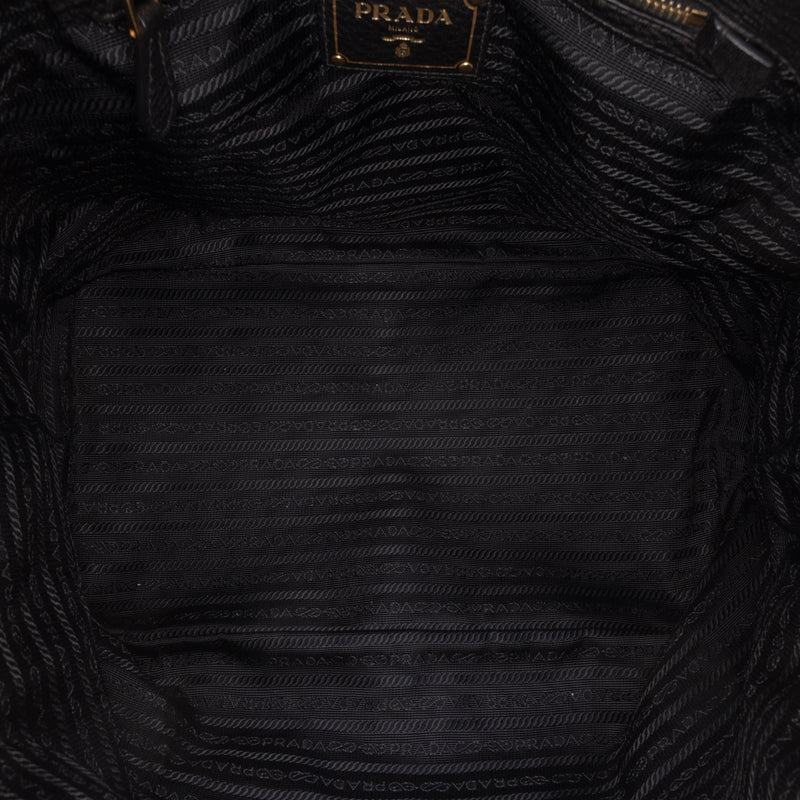 Vitello Daino Trimmed Tessuto Satchel - Image 4