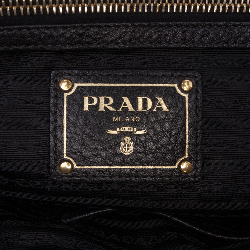 Vitello Daino Trimmed Tessuto Satchel - Image 5